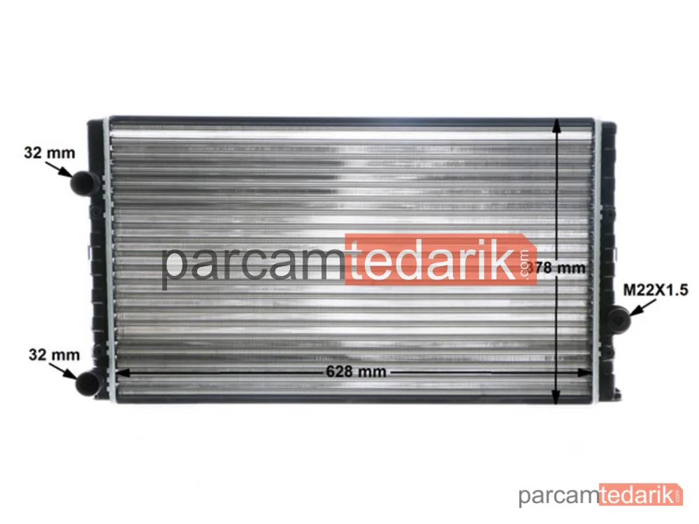 BEHR CR399000S | Su Radyatörü — VW Golf III 1.9 - Vento 1.9 - AHU - ALE - 1Y