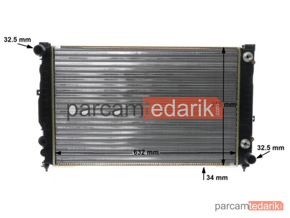 BEHR CR648000S | Su Radyatörü — Yağ Sogutuculu Otomatik (VW Passat 97-05 Audi A4 95-01 A6 98-05)