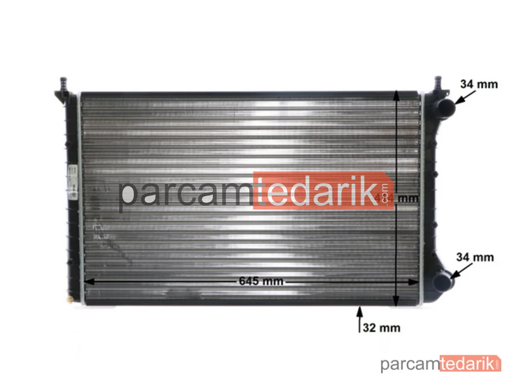 BEHR CR753000S | Su Radyatörü — Fiat Doblo 1.4 1.6 1.9D 01