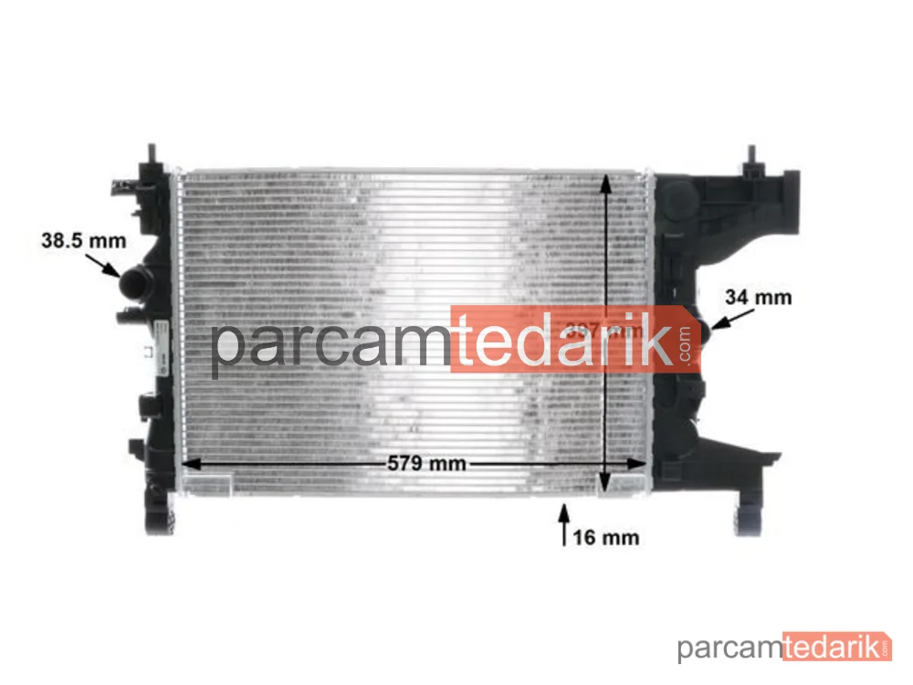 BEHR CR945000S | Su Radyatörü — Su (Opel Astra J 1.6 2009-2015 /Chevrolet Cruze 1.8 09 / (AT))
