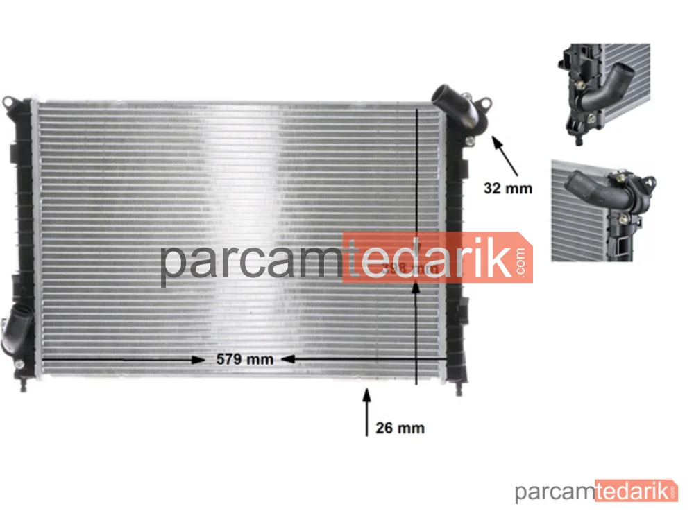 BEHR CR984000S | Su Radyatörü — Minicooper Onecooper 1.6I