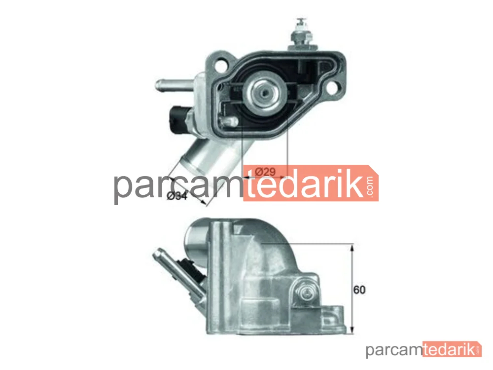 TI592 | Termostat — Opel Astra G Coupe, Opel Astra G, Opel Vectra B