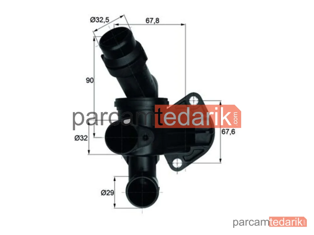 TI787 | Termostat — Audi A4 B7, Audi A4 B8, Audi A3 Cabrio