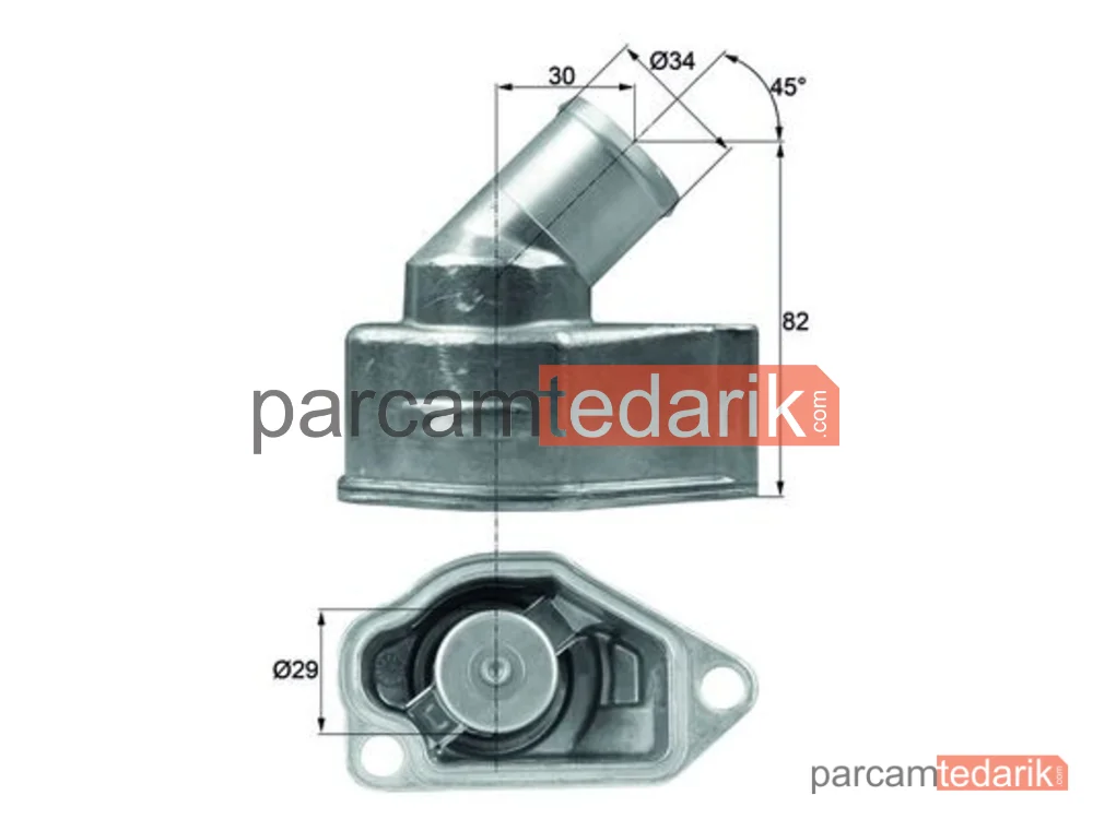 TI987 | Termostat — Daewoo Nubira, Chevrolet Captiva, Daewoo Leganza
