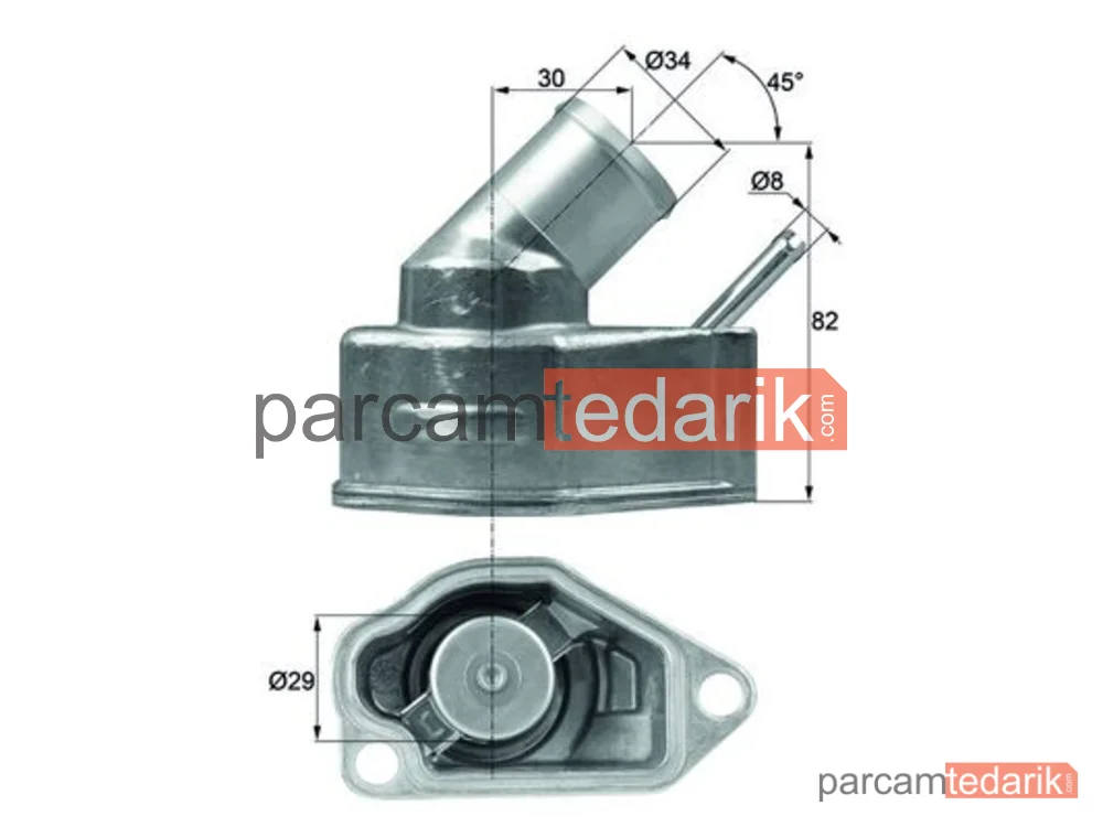 TI1092 | Termostat — Opel Astra F, Opel Vectra B, Opel Astra G Coupe