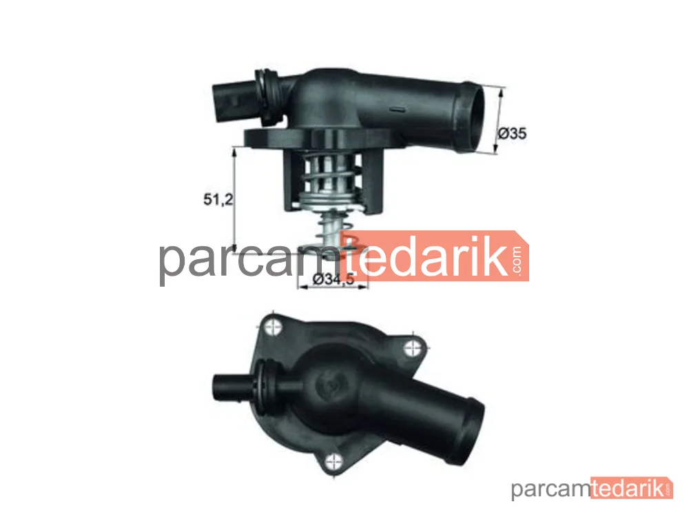 TI17109 | Termostat — Audi A2, VW Bora I, VW Bora Variant