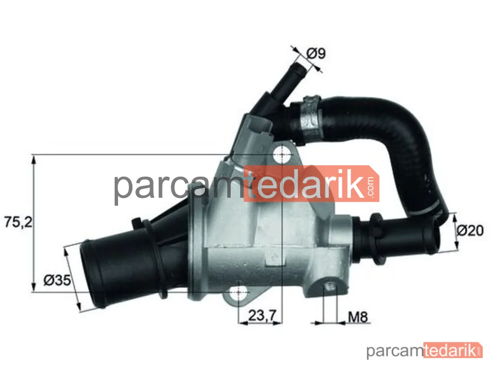 TI14588 | Termostat — Alfa Romeo 156, Alfa Romeo 156 Sportwagon, Alfa Romeo 166