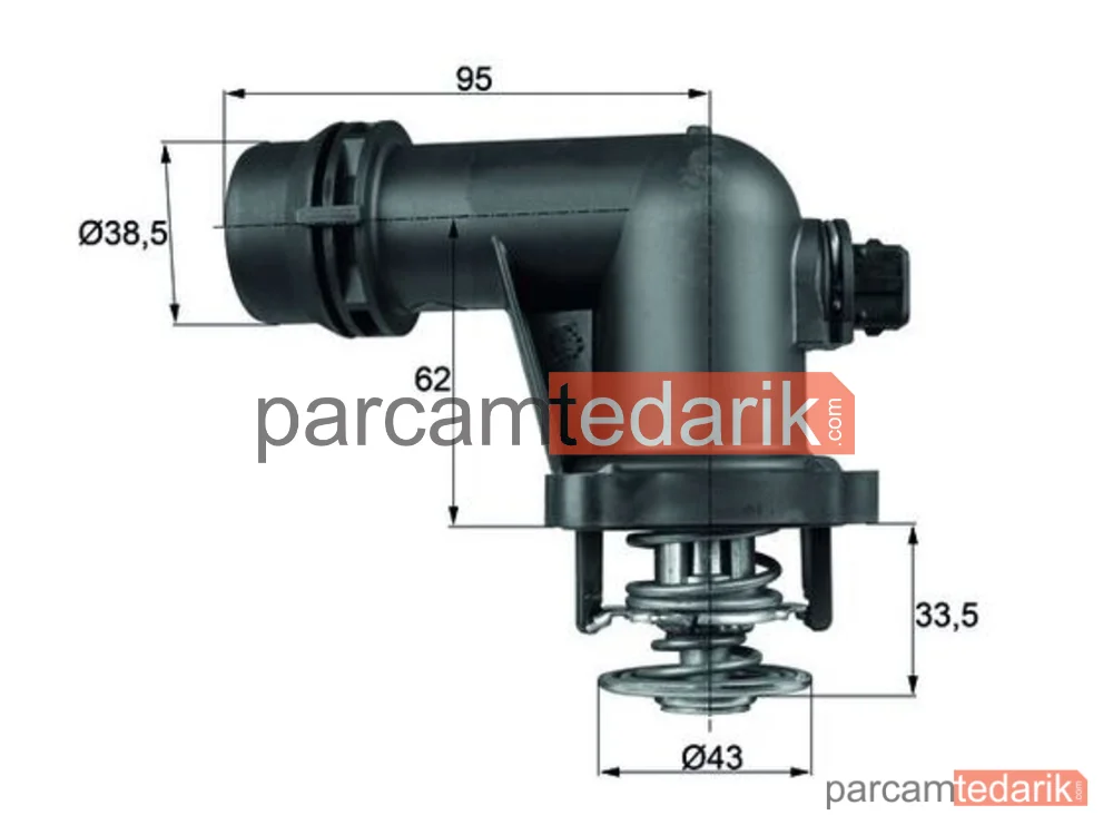 TM15105 | Termostat — BMW 3, BMW 3 Compact, BMW 3 Coupe