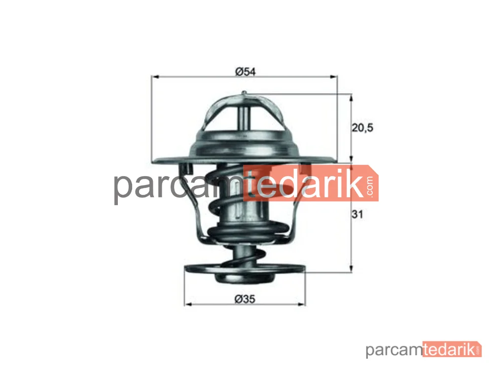 Termostat — Volvo V70 I, Volvo S70, Opel Omega A - TX1392D