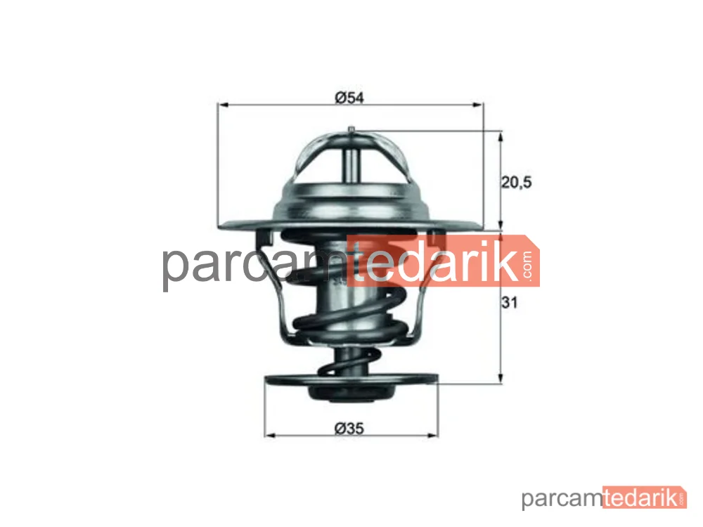 Termostat — VW Golf II, VW Passat B3/B4, VW Jetta II - TX1587D