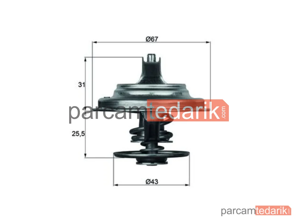 Termostat — MAN F90 - TX2383D