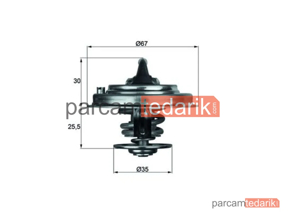 MAHLE TX3487D | Termostat — Audi A6 C5, Audi A6 C4
