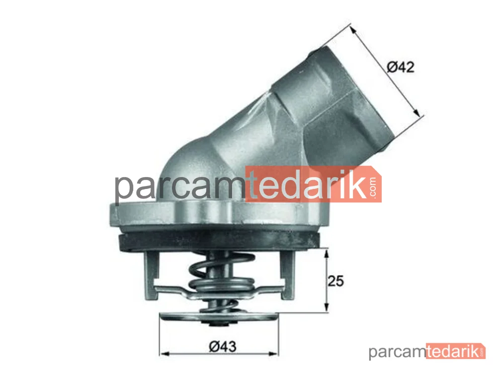 Termostat — Mercedes-Benz E-Serisi, Mercedes-Benz E-Serisi T-Model, Mercedes-Benz S-Serisi - TI4587D