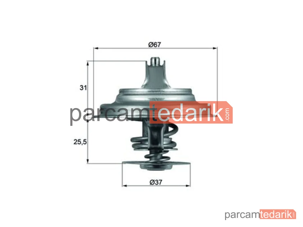 TX2587D | Termostat — Audi 100 C3, Audi 90 B3, VW Transporter T4