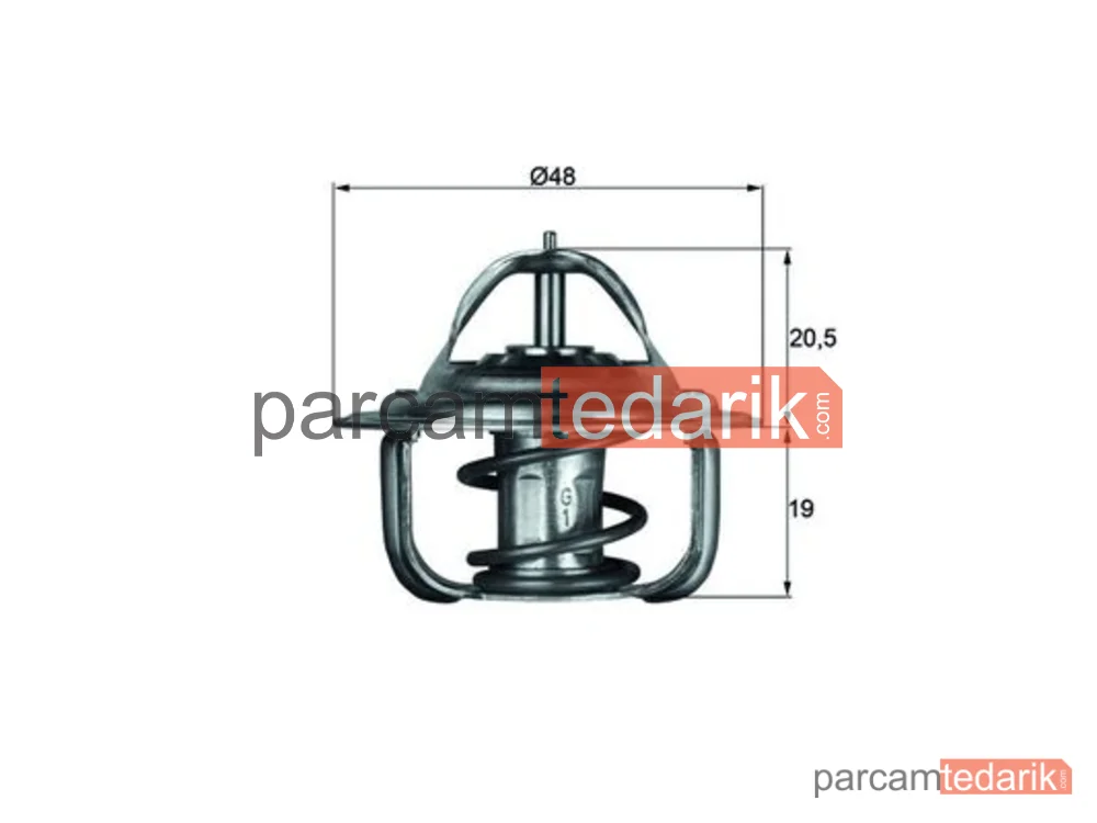 MAHLE TX179D | Termostat — Opel Corsa A, Opel Kadett E, Opel Corsa A TR