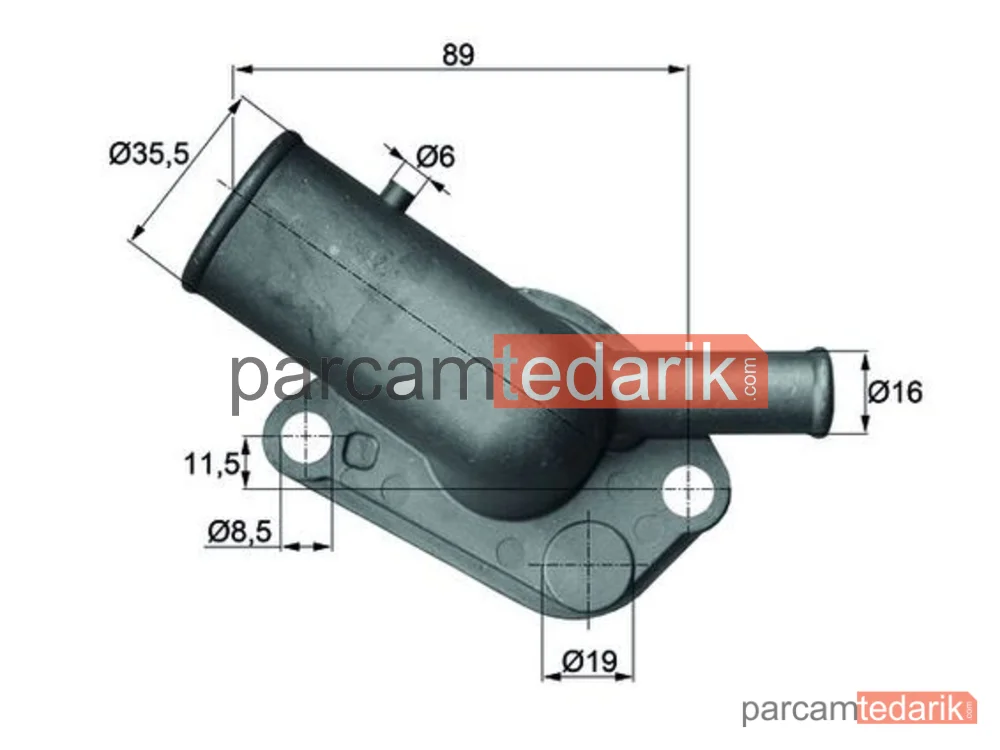 TI6487D | Termostat — Fiat Tipo, Fiat Uno, Lancia Dedra
