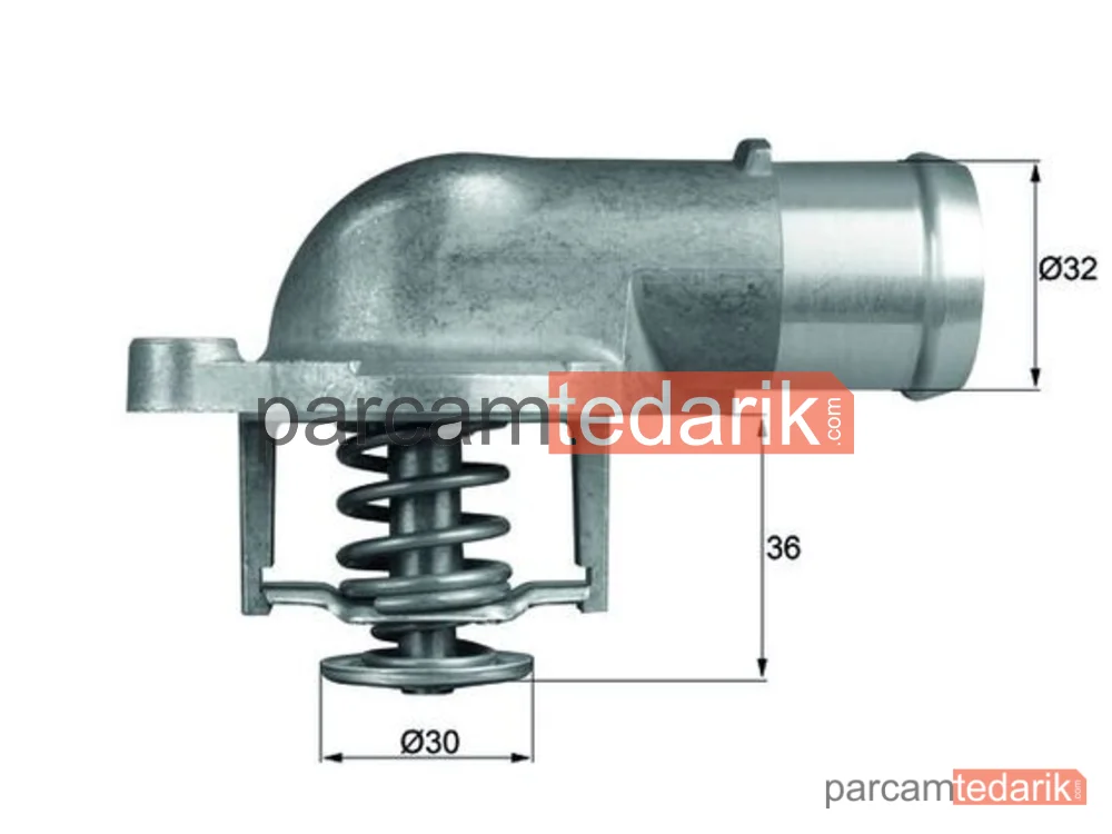 MAHLE TI21287D | Termostat — VW Transporter T5, VW Multivan T5