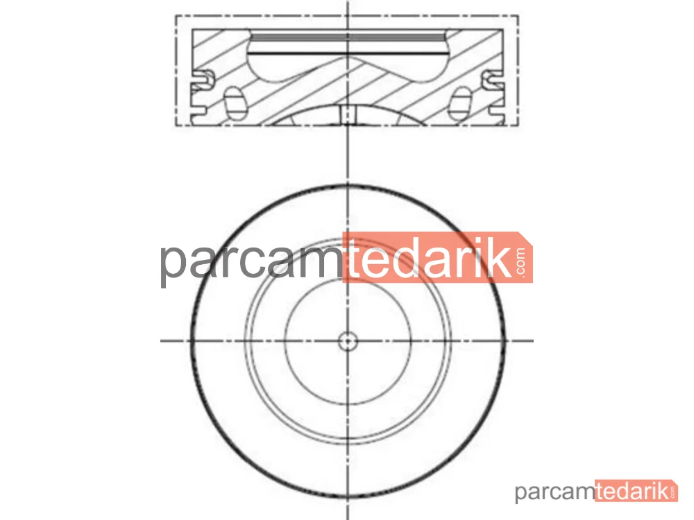 Piston — Audi A1, Seat Leon, Seat Toledo IV - 028PI00121002