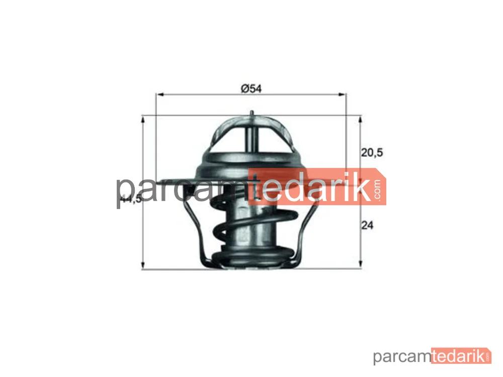 TX487D | Termostat — Ford Escort I, Nissan Bluebird, Rover 800