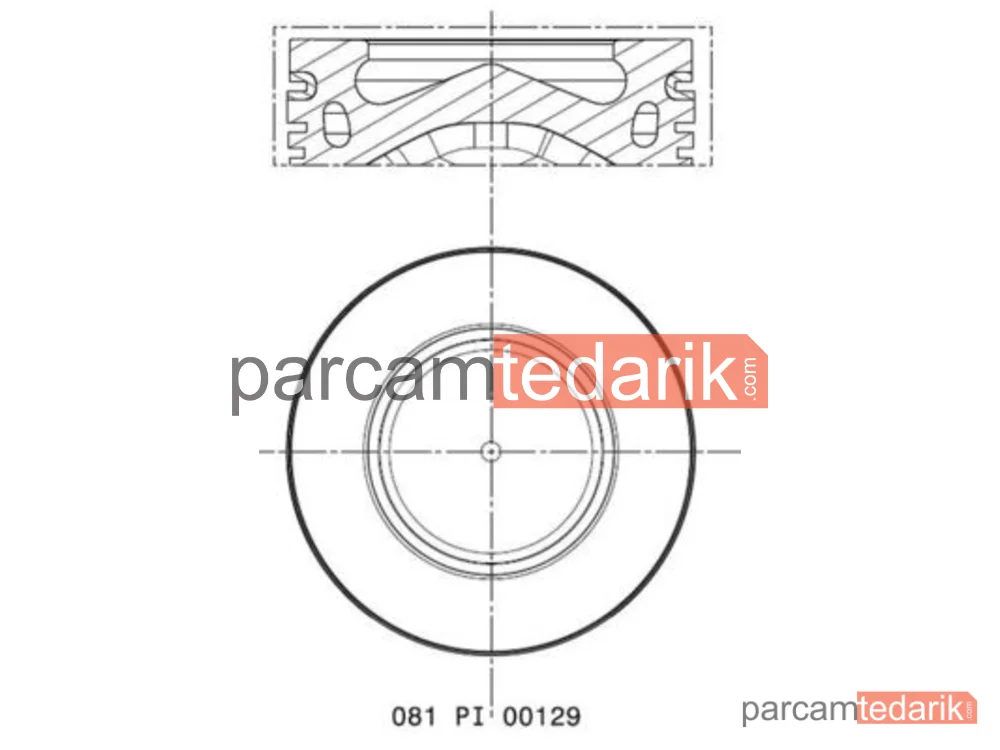 081PI00129000 | Piston — Mini Countryman, BMW 1, Mini
