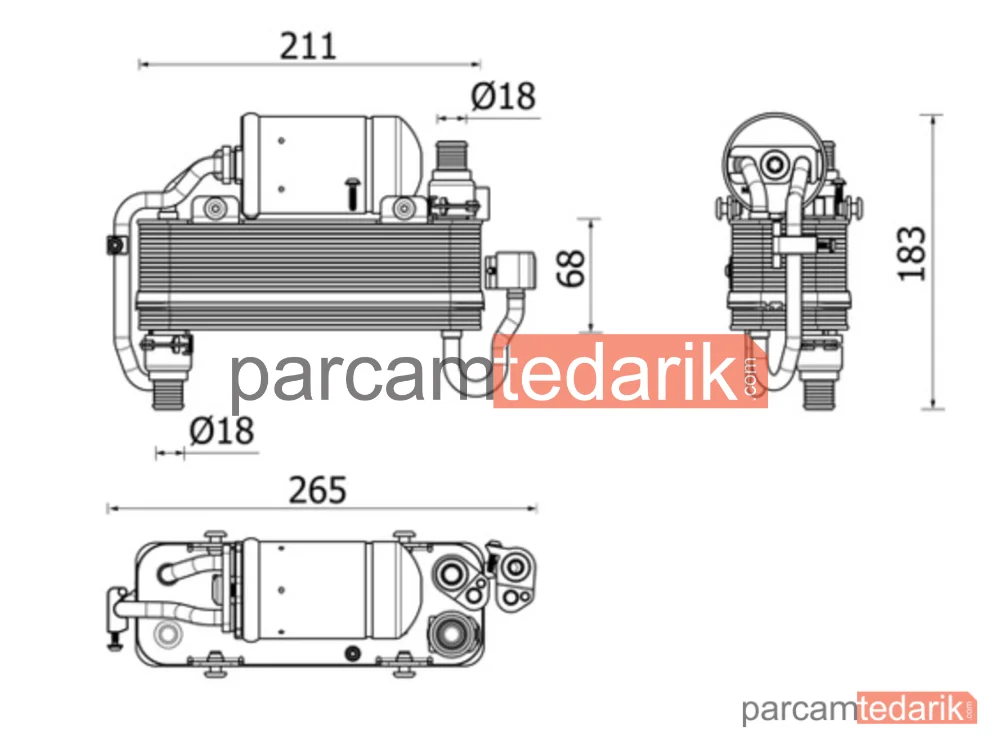AC960000P | Klima Kondenseri — BMW G30-G11-G12 Kurutucu ILE