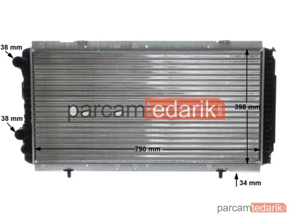 BEHR CR33000S | Su Radyatörü — Citroën Jumper II Minibüs/Otobüs, Citroën Jumper II Panelvan/Van, Citroën Jumper II Platform şasi