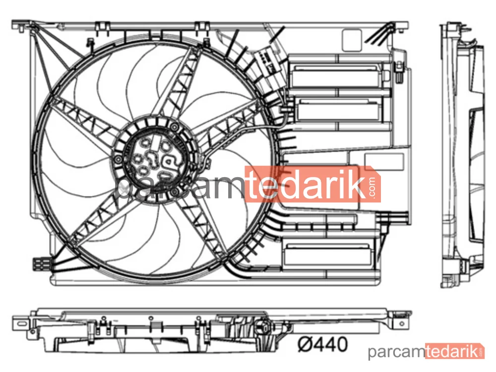 CFF403000P | Soğutma Fanı — B37-B42-B47-B48 - F39-F45-F46-F48