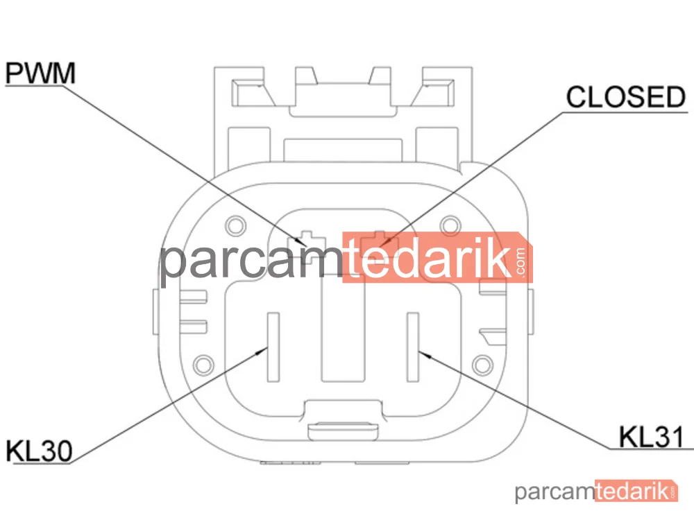 BEHR CFF404000P | Soğutma Fanı — B32-B38-B42-B46-B47-B48 - F39-F45-F46-F48-F52