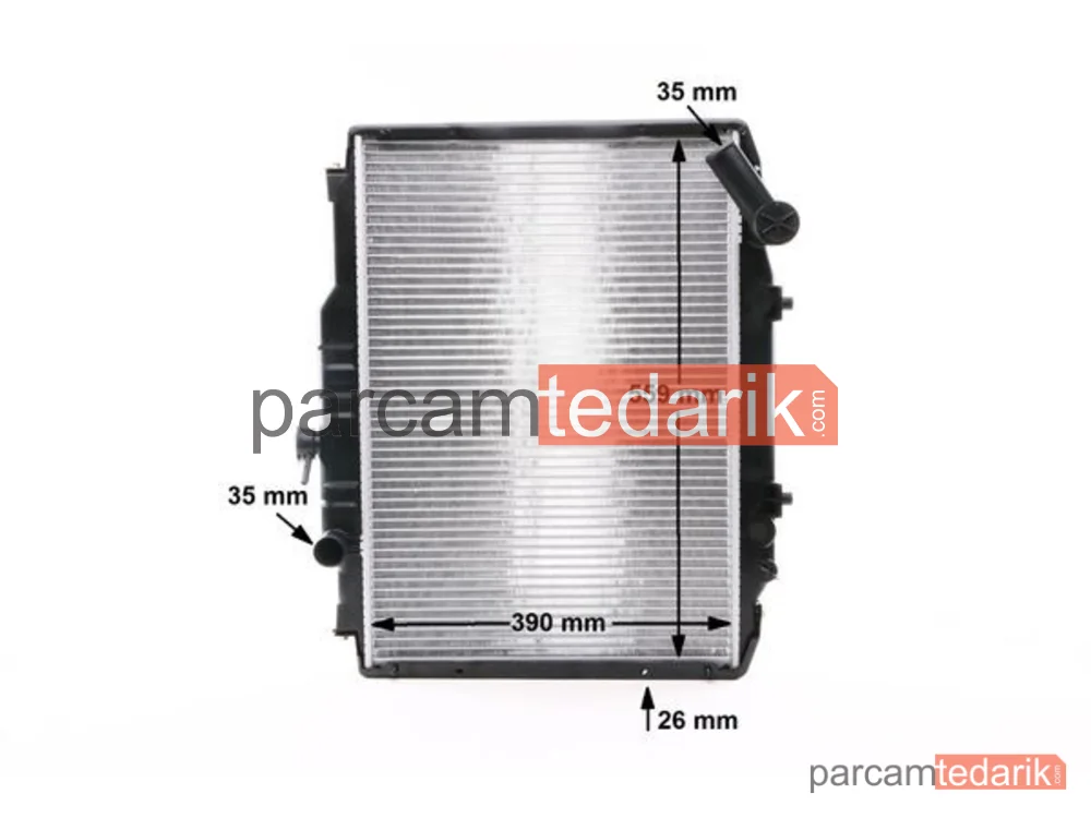 BEHR CR141000S | Su Radyatörü — Motor Hyundai H100 2.4 2.5D 93-00 /Mitsubishi L300 2.0 2.4 2.5D/TD 86-04