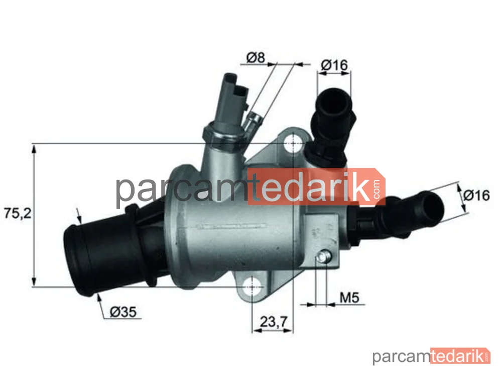 TI14388 | Termostat — Alfa Romeo 159 Sportwagon, Saab 9-3 Cabrio, Saab 9-3