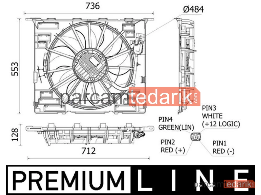 CFF535000P | Soğutma Fanı — G11-G12-G30-G32