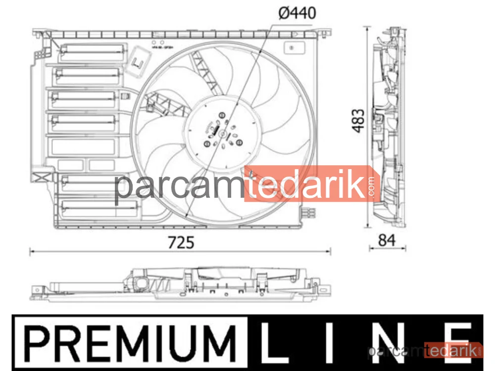 CFF547000P | Soğutma Fanı — F39-F40-F44-F45-F46-F48-F52