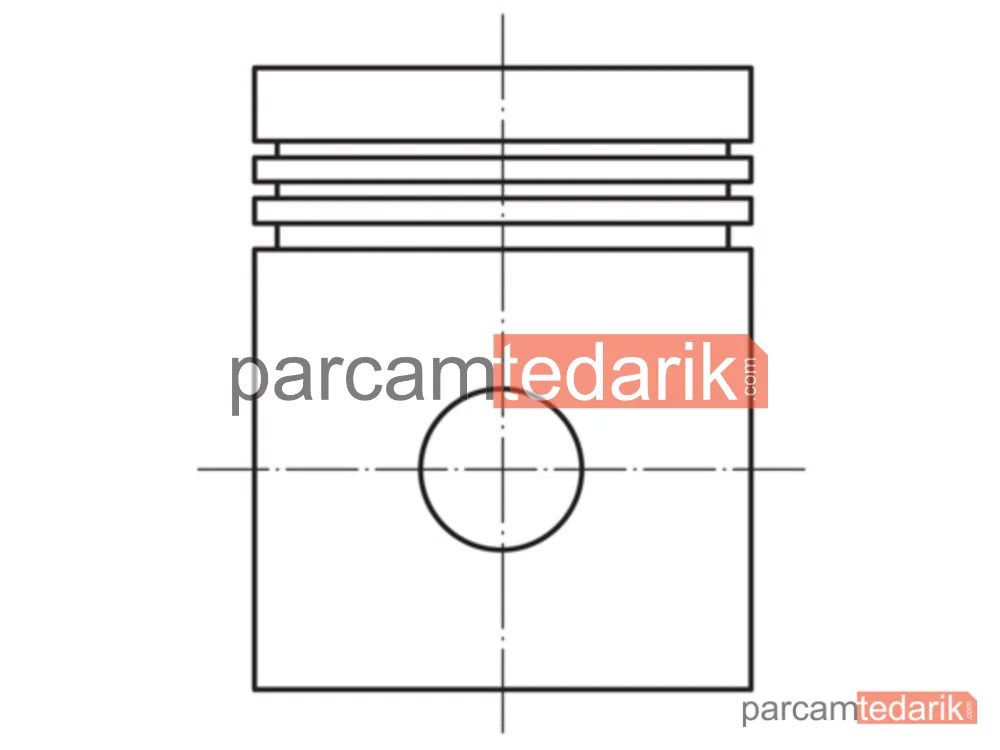 Piston — Mercedes-Benz /8, Mercedes-Benz 123, Mercedes-Benz T2/L - 0020500