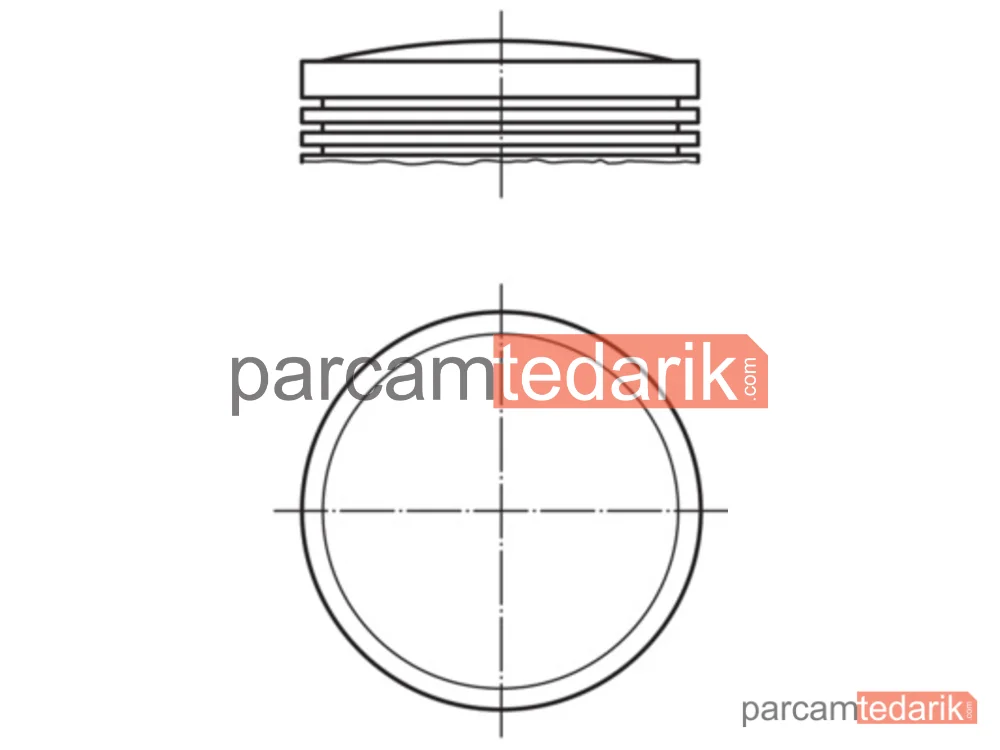 Piston — Mercedes-Benz C-Serisi, Mercedes-Benz C-Serisi T-Model - 0030100