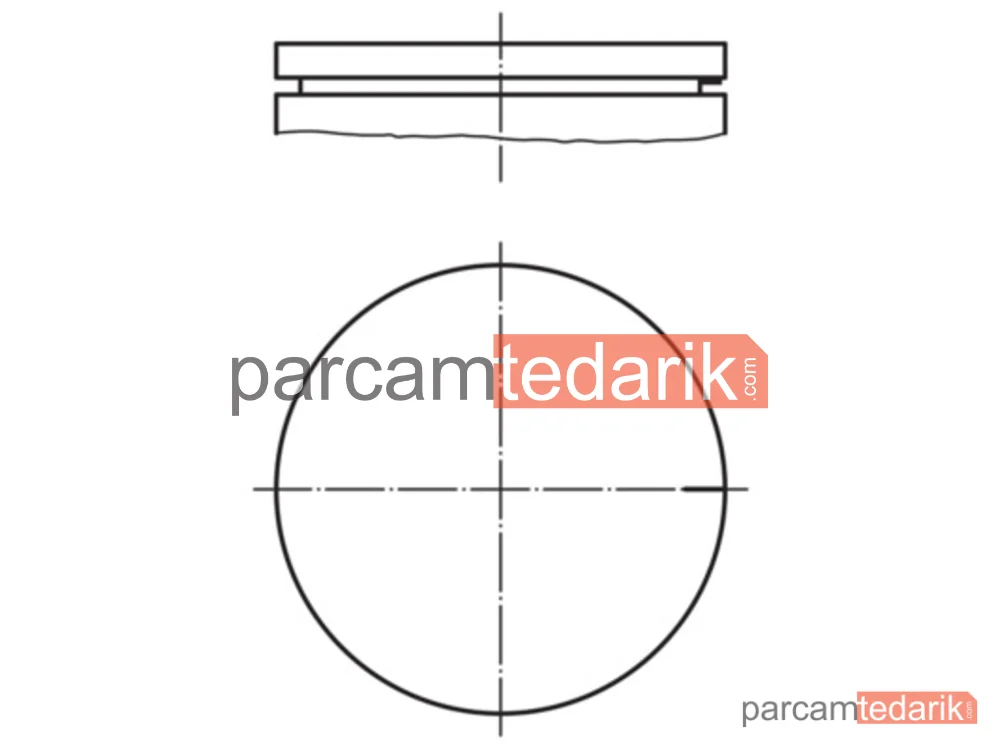 Piston — Renault Rapid, Renault 19 II, Renault Clio I - 0210300