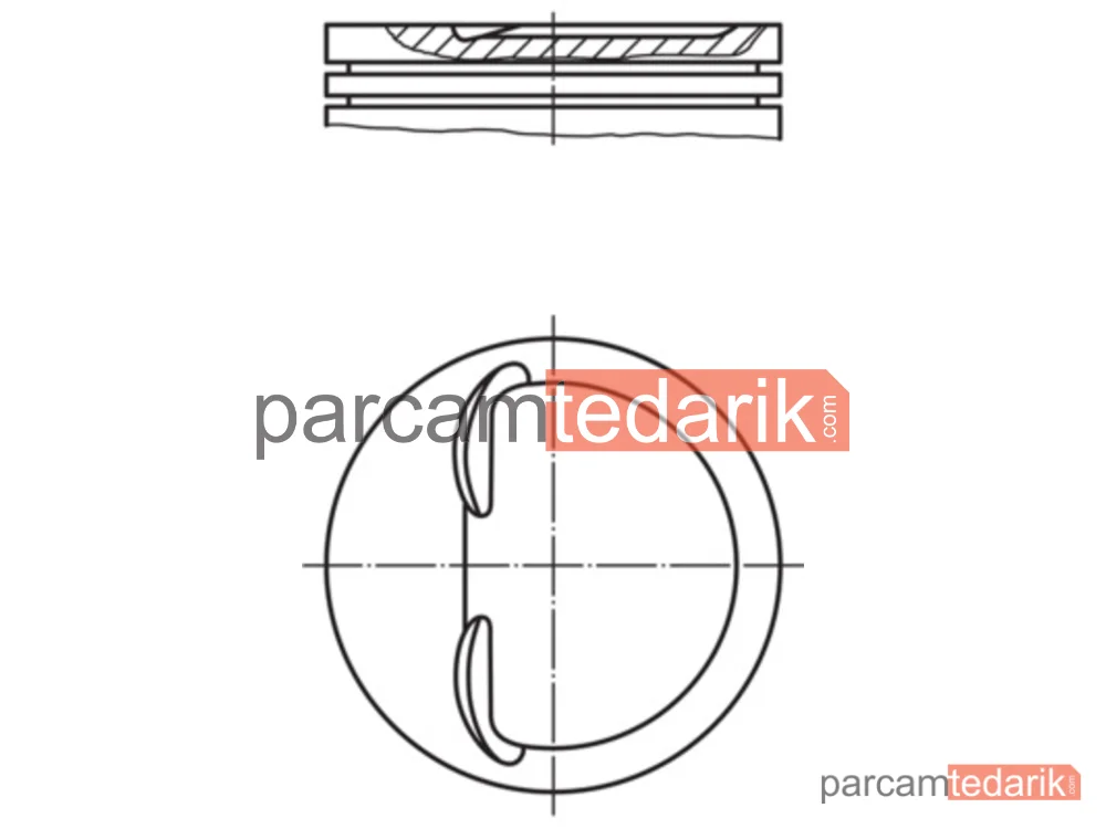 Piston — Fiat Tempra S.W., Fiat Tempra, Fiat Tipo - 0087501