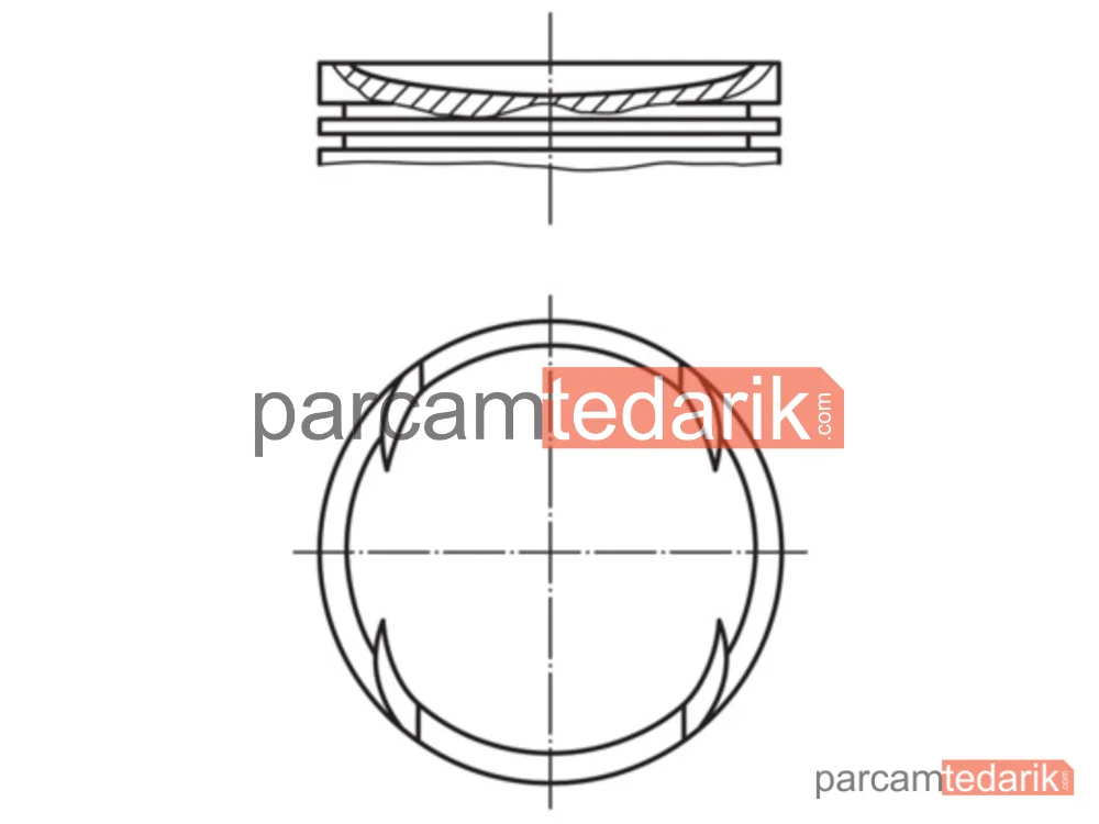 Piston — SsangYong Korando, Mercedes-Benz E-Serisi, Daewoo Korando - 0014000