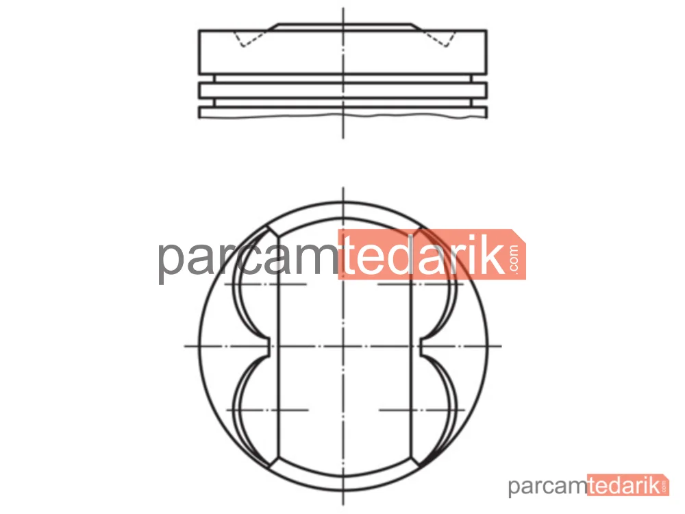 Piston — Opel Vectra B, Opel Calibra A, Opel Omega B - 0120600