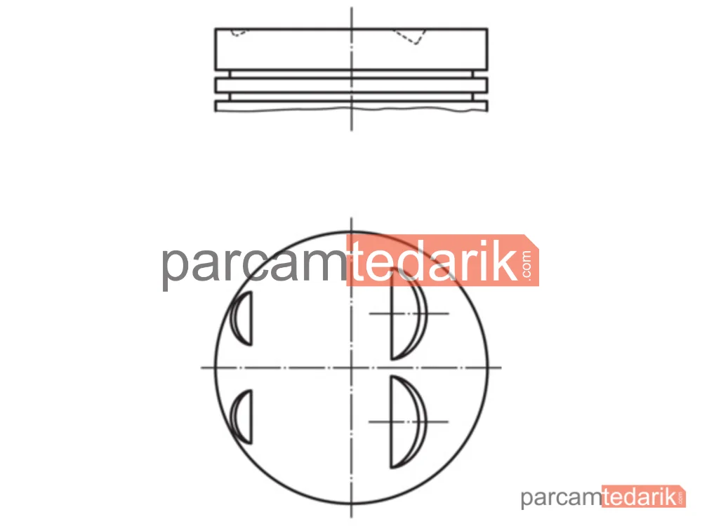 Piston — Renault Megane II, Renault Clio II, Renault Clio III - 0220500