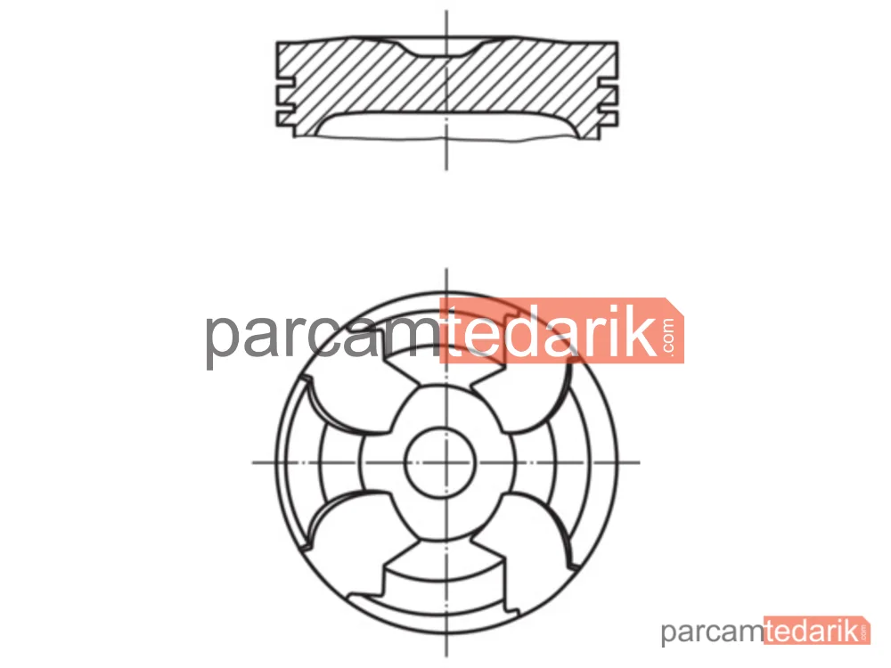 Piston — Mercedes-Benz E-Serisi T-Model, Mercedes-Benz C-Serisi, Mercedes-Benz E-Serisi - 0023000