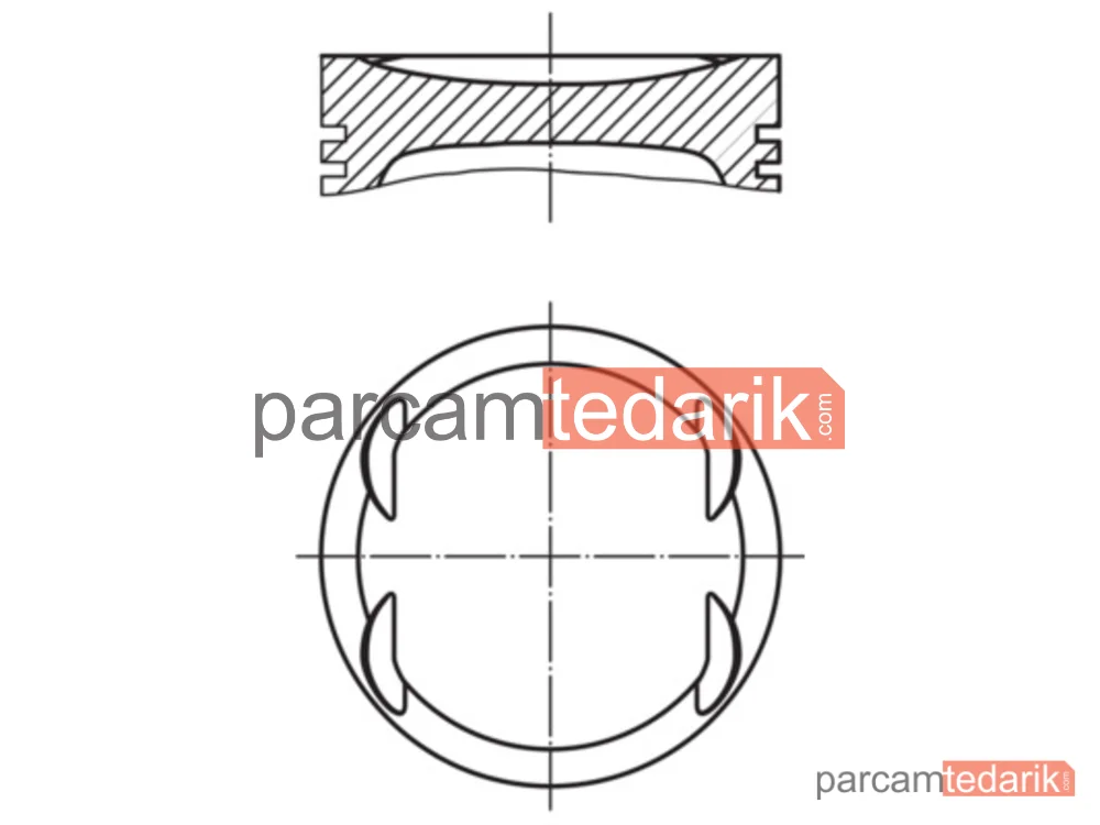Piston — Mercedes-Benz B-Serisi, Mercedes-Benz Gla-Serisi - 001PI00175000