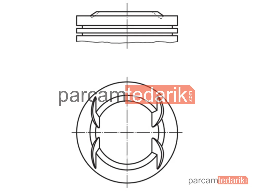 Piston — Mercedes-Benz E-Serisi, Mercedes-Benz E-Serisi T-Model - 0011200