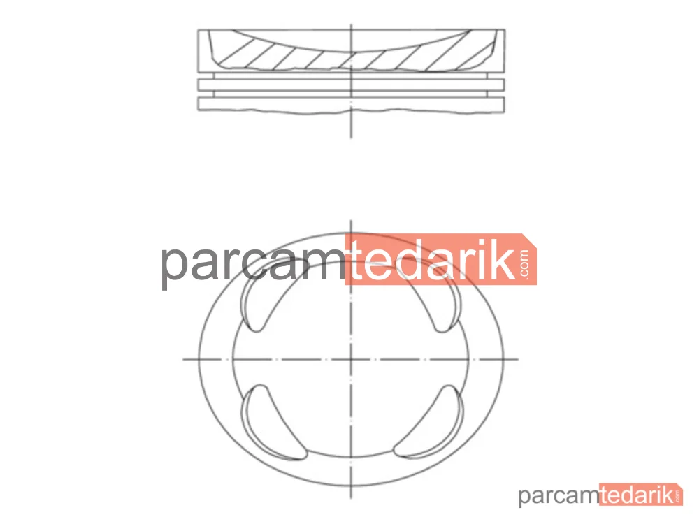 Piston — Mini, Mini Clubman, Mini Countryman - 081PI00104002
