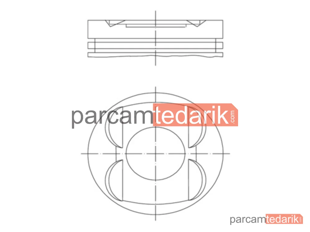 Piston — Mercedes-Benz E-Serisi, Mercedes-Benz E-Serisi T-Model, Mercedes-Benz CLK Cabrio - 0011400