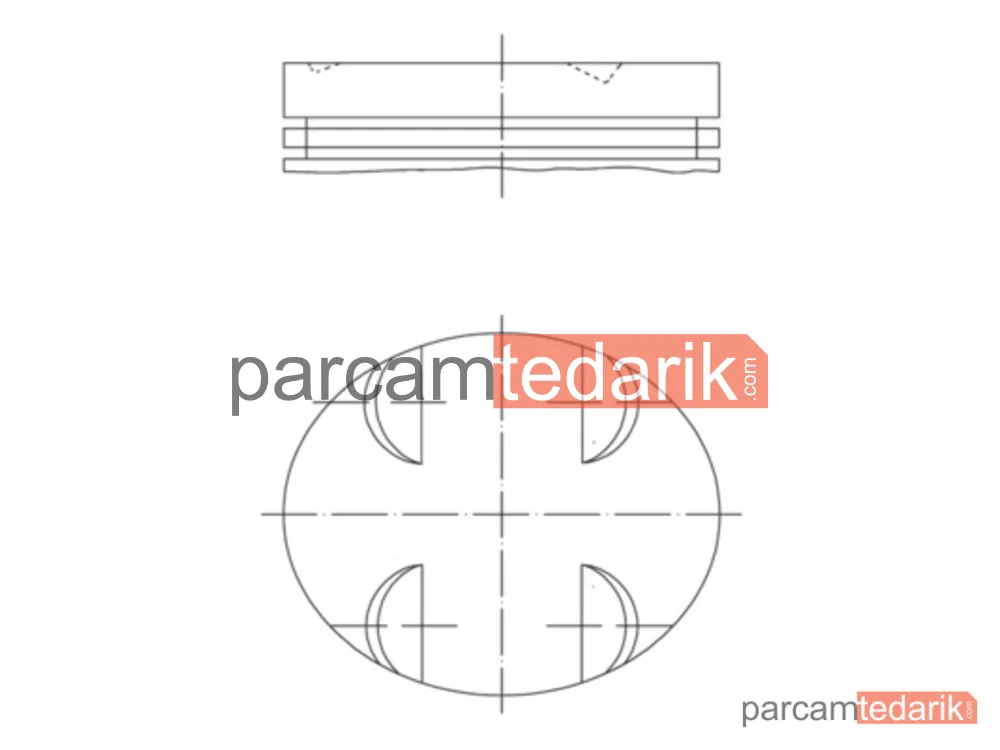 Piston — Mercedes-Benz C-Serisi, Mercedes-Benz E-Serisi, Mercedes-Benz Glk-Serisi - 0052400