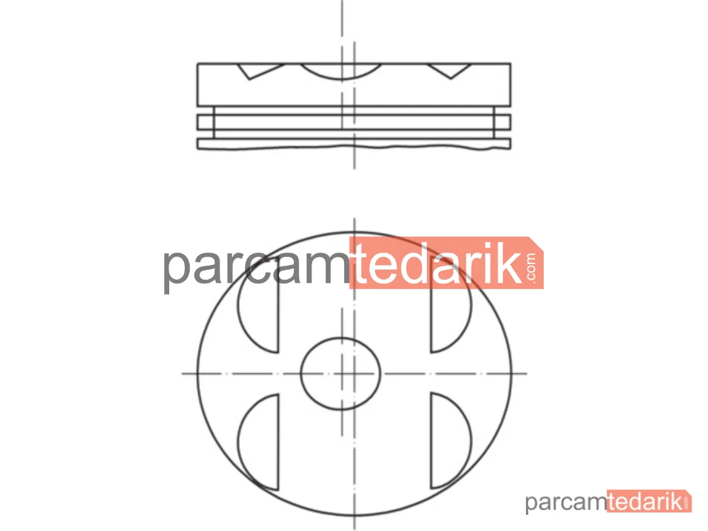 Piston — Mercedes-Benz C-Serisi, Mercedes-Benz C-Serisi T-Model, Mercedes-Benz E-Serisi - 0010400
