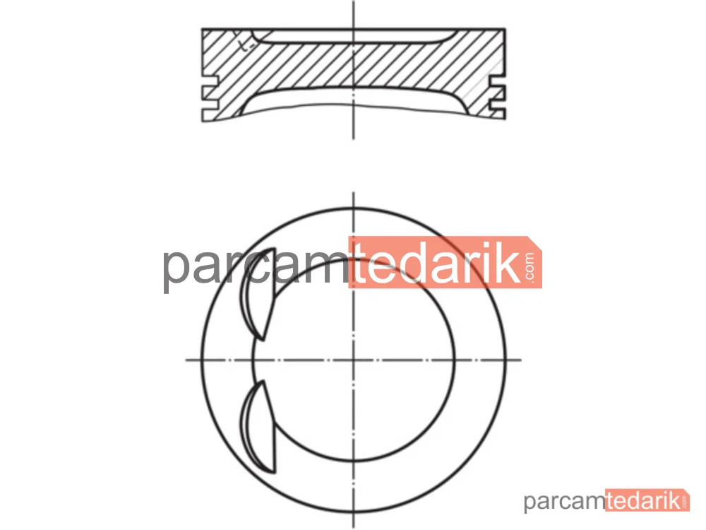 Piston — Mercedes-Benz Sprinter 3-t, Mercedes-Benz C-Serisi, Mercedes-Benz CLK Cabrio - 0010600