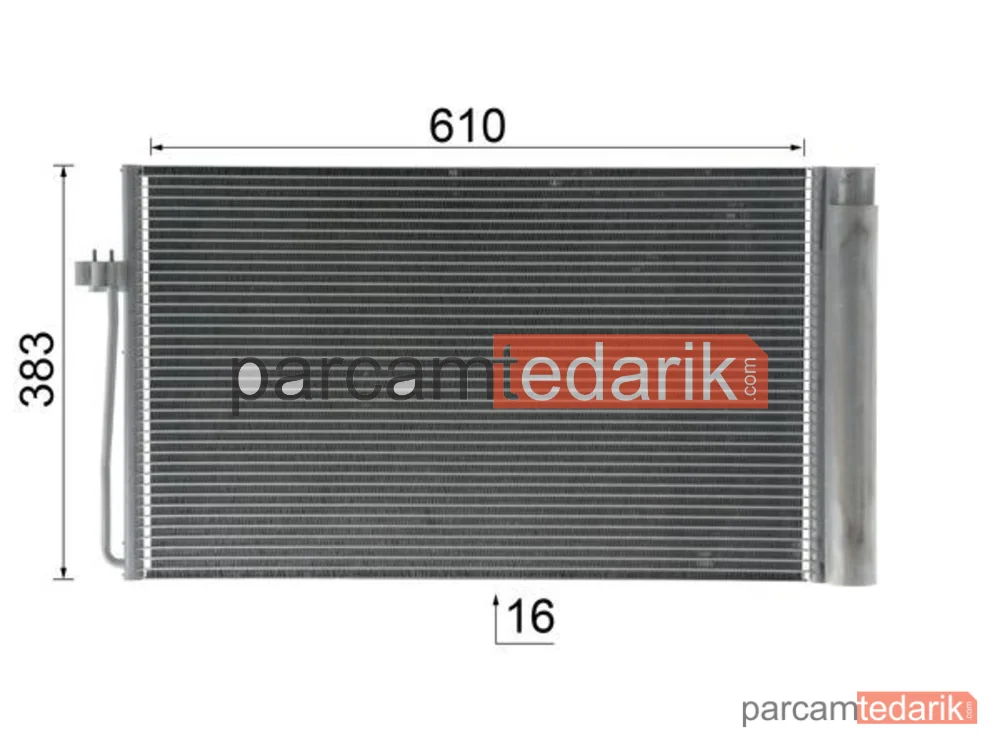 BEHR AC345000P | Klima Kondenseri — BMW 5, BMW 5 Touring, BMW 7
