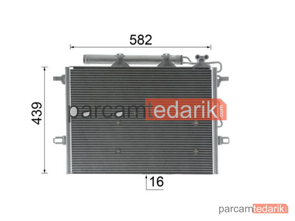 BEHR AC453000P | Klima Kondenseri — Mercedes-Benz CLS, Mercedes-Benz E-Serisi, Mercedes-Benz E-Serisi T-Model