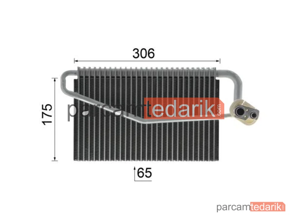 BEHR AE55000P | Klima Evaporatörü — Mercedes-Benz CLC-Serisi, Mercedes-Benz CLK, Mercedes-Benz CLK Cabrio